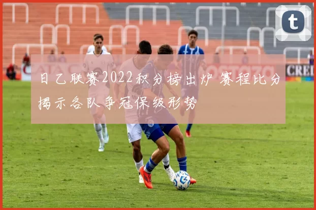 日乙联赛2022积分榜出炉 赛程比分揭示各队争冠保级形势