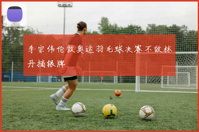 李宗伟伦敦奥运羽毛球决赛不敌林丹摘银牌